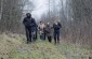 Irena Z. (second right) leads the Yahad team to the execution place in the Želviai forest © Markel Redondo - Yahad-In Unum